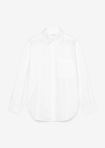 Marc O Polo Oversized Boyfriend Shirt White - Pure Boutique