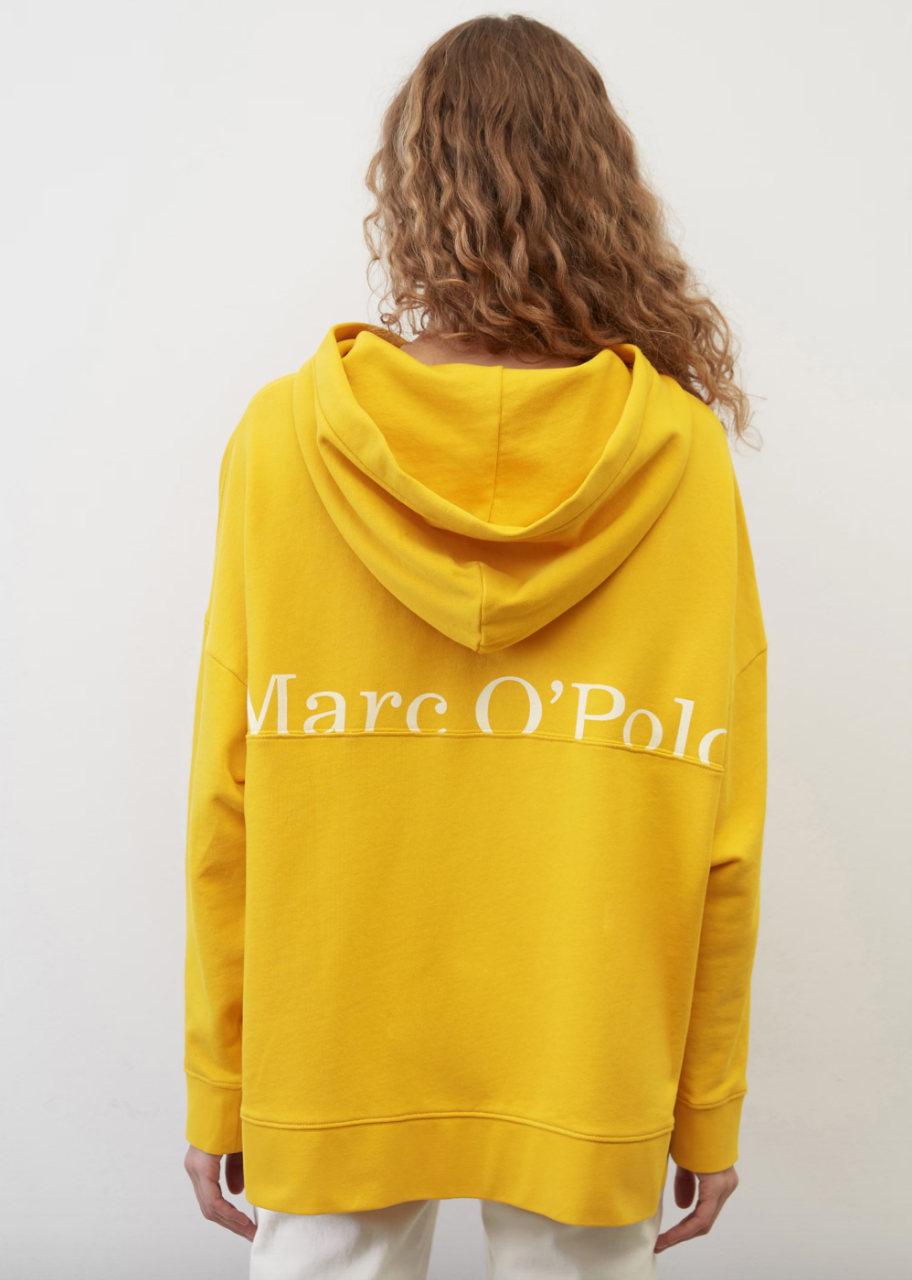 Marc O Polo Oversized Organic Cotton Hoodie Morning Sun - Pure Boutique