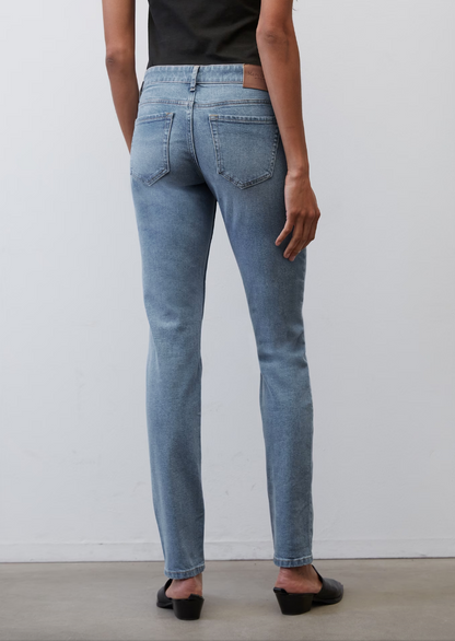 Marc O Polo Theda Cropped Boyfriend Jeans Sustainable Mid Blue Sale And - Pure Boutique