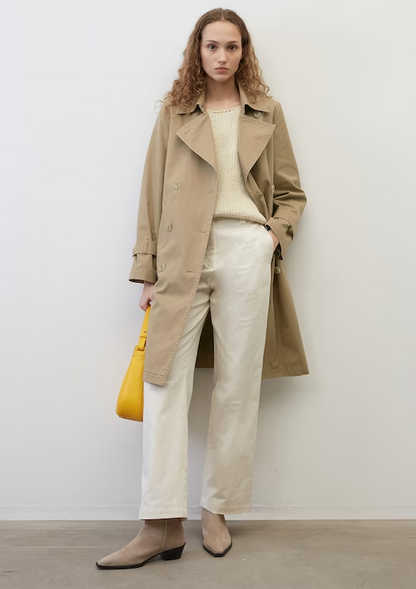 Marc O Polo Trench Coat Dusty Earth - Pure Boutique