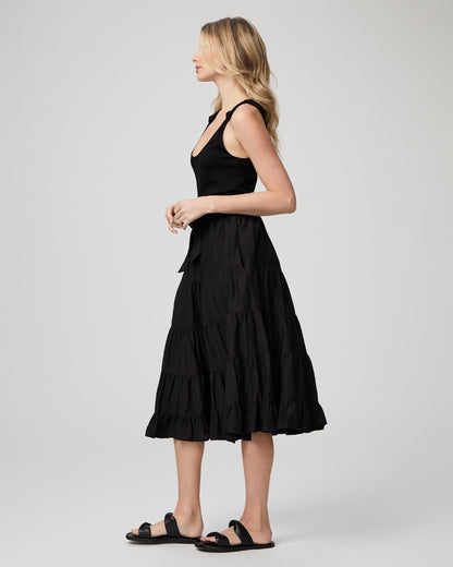Paige Samosa Midi Dress Black - Pure Boutique