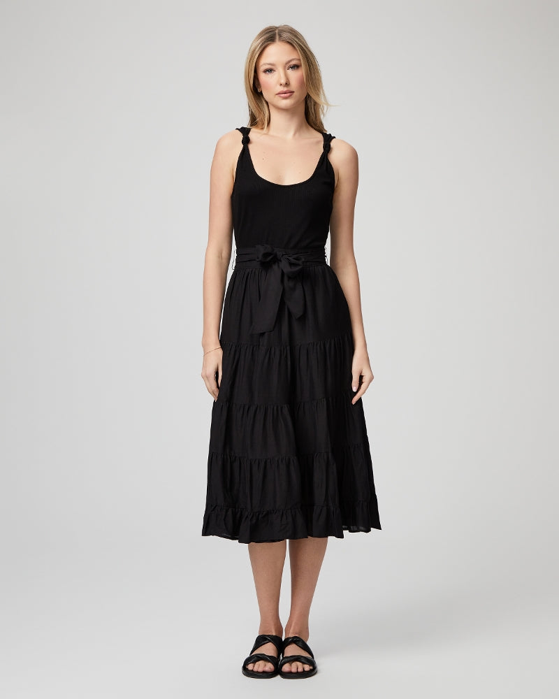 Paige Samosa Midi Dress Black - Pure Boutique
