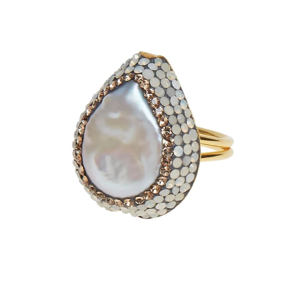 Baroque Pearl Ring - Soru - Pure Boutique