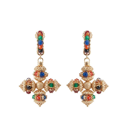 Multicoloured Mini Santina Earrings - Pure Boutique